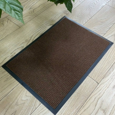 Коврик придверный влаговпитывающий "КОМФОРТ" 40*60 см. коричневый