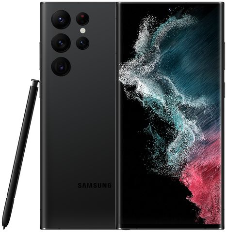 Смартфон Samsung Galaxy S22 Ultra (SM-S908E/DS) 12/256 ГБ черный фантом (Global)