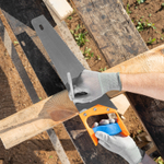 Ножовка по дереву, 400 мм, шаг зубьев 4 мм, пластиковая рукоятка