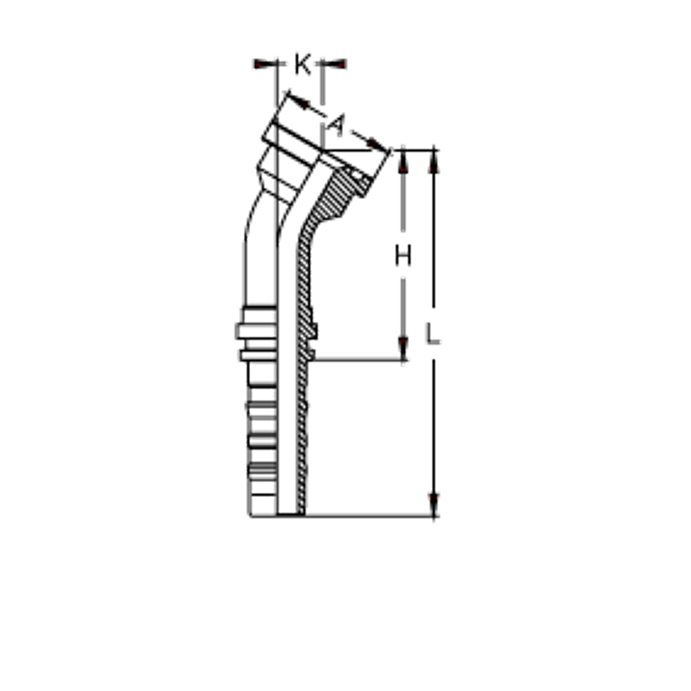 Фитинг DN 20 SFL 1 44.5 (30) CS