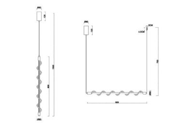 Подвесной светильник LED 11W 4000K 1925/06 SP-10 латунь/чёрный Passato Divinare