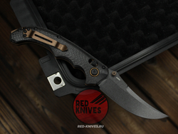 Нож Benchmade Mini Bedlam 865-02 Custom , рукоять Carbon Fiber