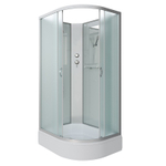 Душевая кабина Niagara Classic NG-33194-14LBK (110х90х200) средний поддон(26см),стекло матовое,4 места