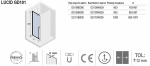Душевая дверь Riho LUCID GD109B000 90