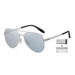 HLA Stainless Steel Aviator Sunglasses Men"s