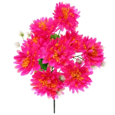 Искусственные цветы «Весеннее вдохновение» 40см 10цветков фуксия