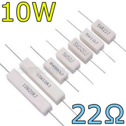 Резистор керамический 5% - 10 Вт - 22 Ом