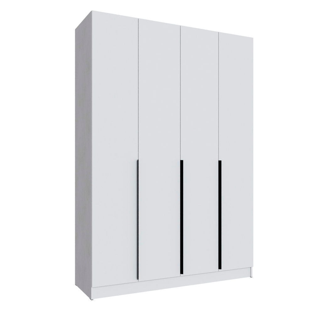 Шкаф Мадрид (1,6) с 6 ящ. внутри  без зеркала белый