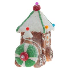 GAEM Фигурка декоративная с подсветкой "Паровозик", L35 W14 H28 см (3хAAА н/п)