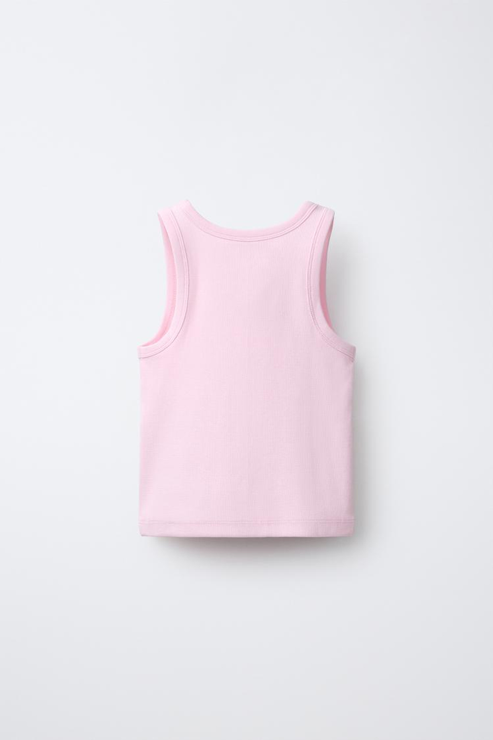 ZARA ТОП В РУБЧИК, РОЗОВЫЙ