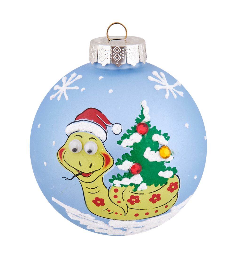 Элита НФШ-1696/2 Ел.украшение Шар «Змея» 85 мм