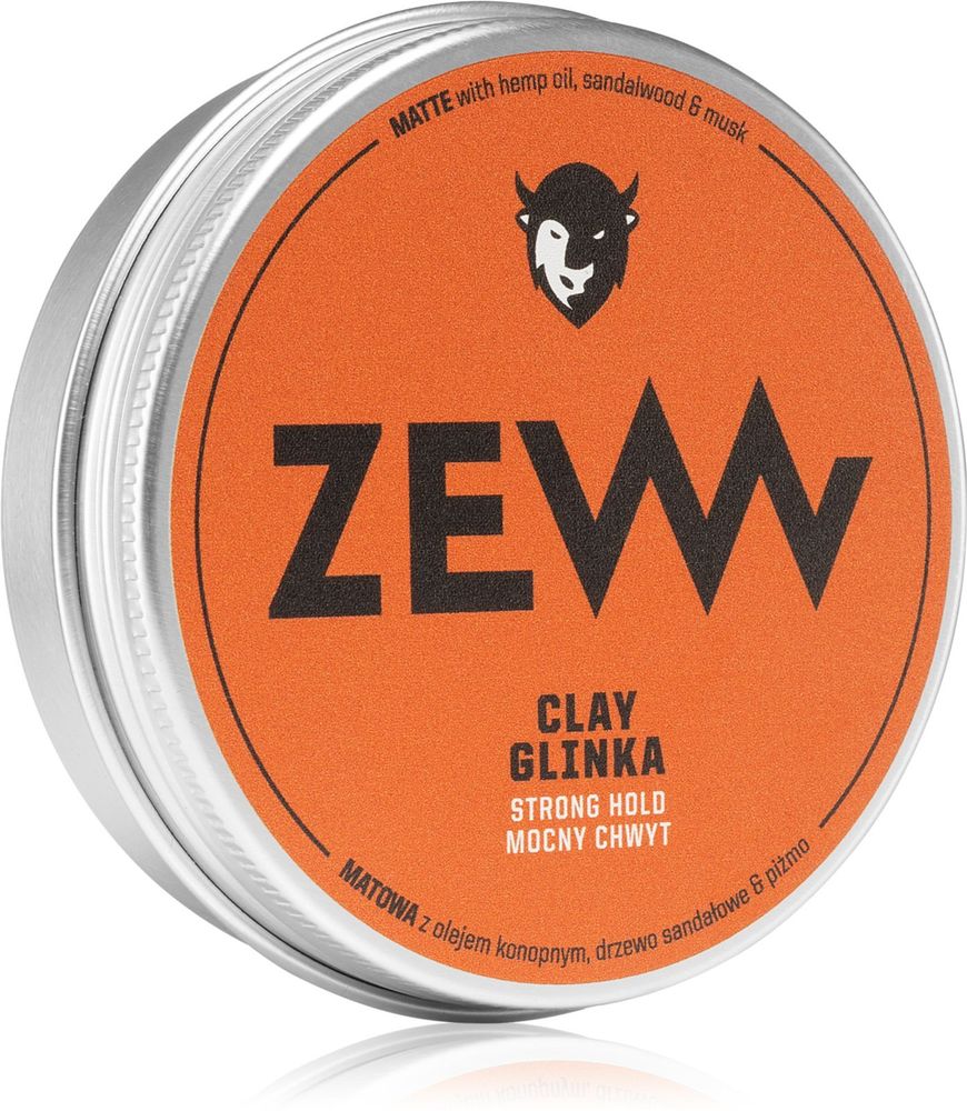 Zew For Men глина для укладки волос с конопляным маслом Hemp Matte Clay