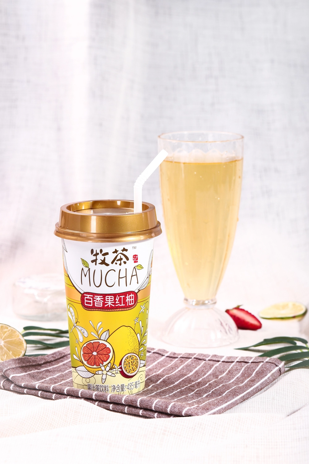 Фруктовый чай MUCHA с соком маракуйи и красного помело