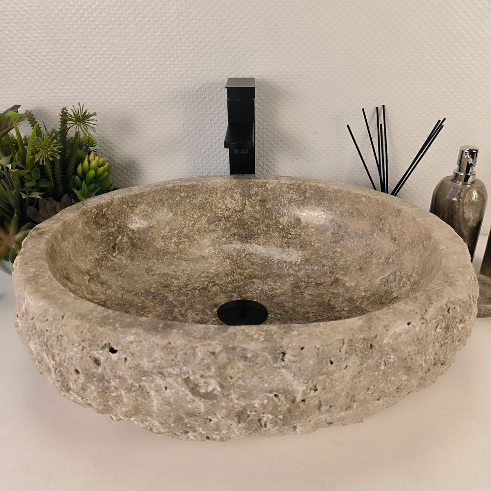 Раковина из оникса Erozy Grey EO-64743 53*44*16 0183