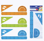 Набор чертежный большой гибкий, 3предм. "Flex" линейка 30см, угольник, транспортир (BRAUBERG)