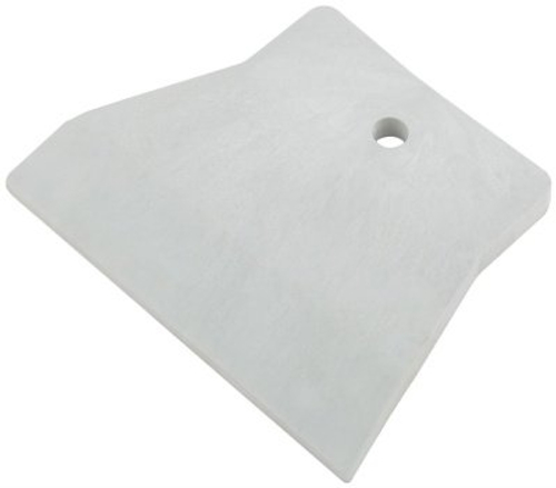 Шпатель резиновый 100мм белый