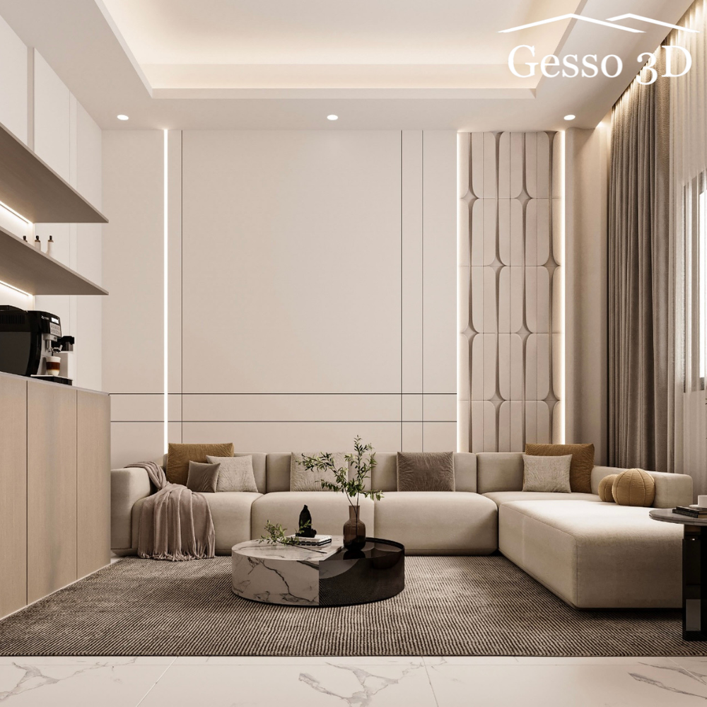 Гипсовая 3D панель Portofino