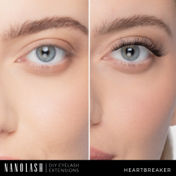 Nanolash DIY Eyelash Extensions - Пучки ресниц без узелков, 36 шт.