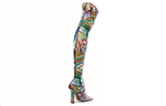 Vetements Over the knee Boots 10.5cm Women"s Multicolor