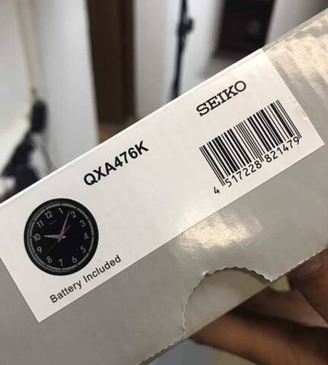 Настенные часы Seiko QXA476KN