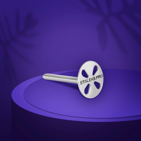 Диск педикюрный Staleks PODODISC EXPERT S в комплекте со сменным файлом 180 грит 5 шт (15 мм)