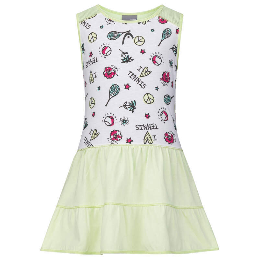 Платье для девочки теннисное Head Tennis Dress - light green