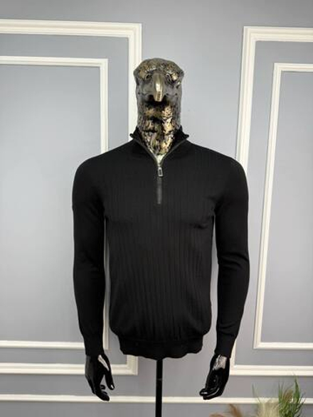 Джемпер Stefano Ricci вставка из кожи крокодила