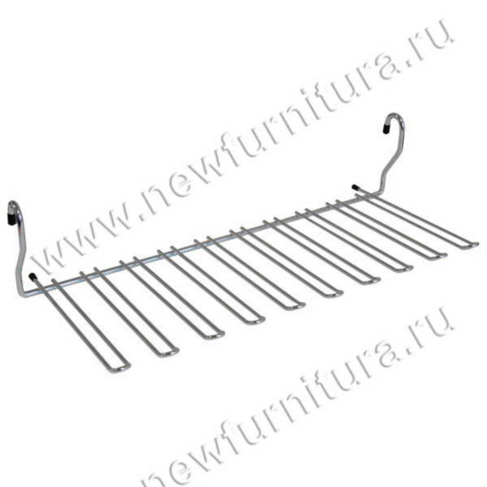 Рейлинг держатель для бокалов BJ003E на 10 секций 450*200*100мм (4829)