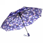 Зонт женский полуавтомат «Ultramarine - Геометрия», микс 6 цветов, 8 спиц, d-100см, длина в слож. виде 68см