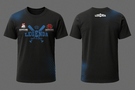 Футболка тренировочная LEGENDA Двор на Двор синяя