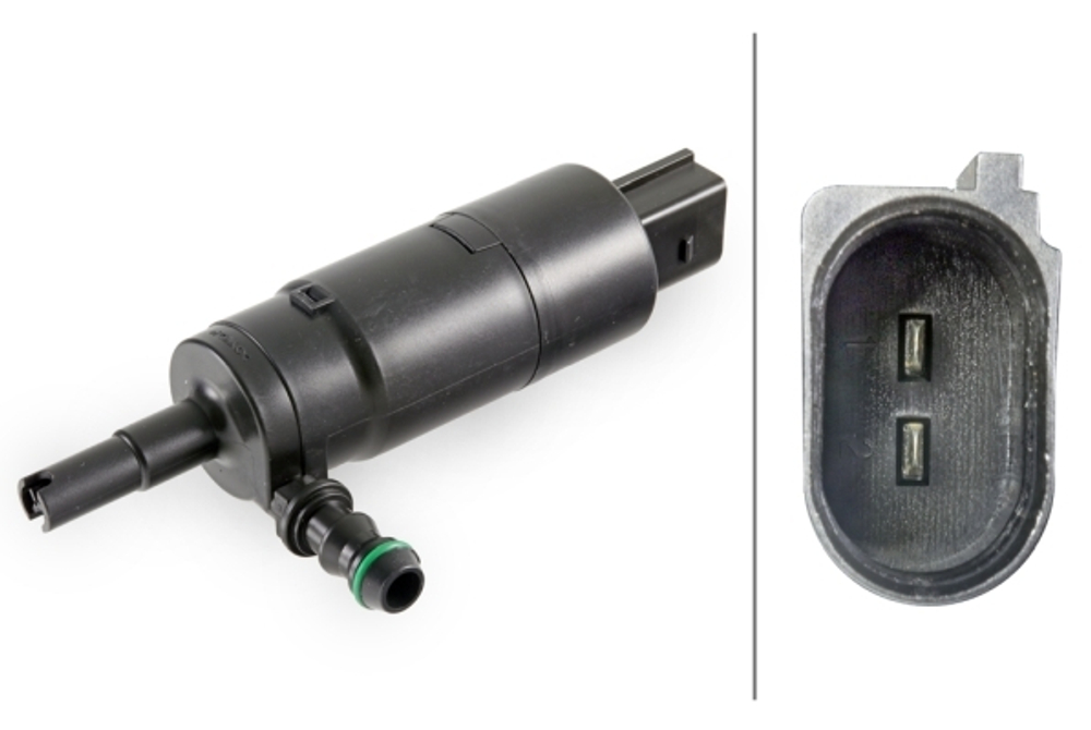 HELLA - 8TW006849031-HLL - Washer Fluid Pump, headlight cleaning - Povrat artikla narucenog iz Njemacke nije moguc.