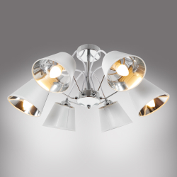 Потолочная люстра на штанге MyFar Amber MR1631-6C