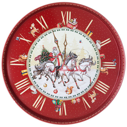 ПОДНОС СЕРВИРОВОЧНЫЙ AGNESS "CHRISTMAS COLLECTION " 33*2,1 СМ