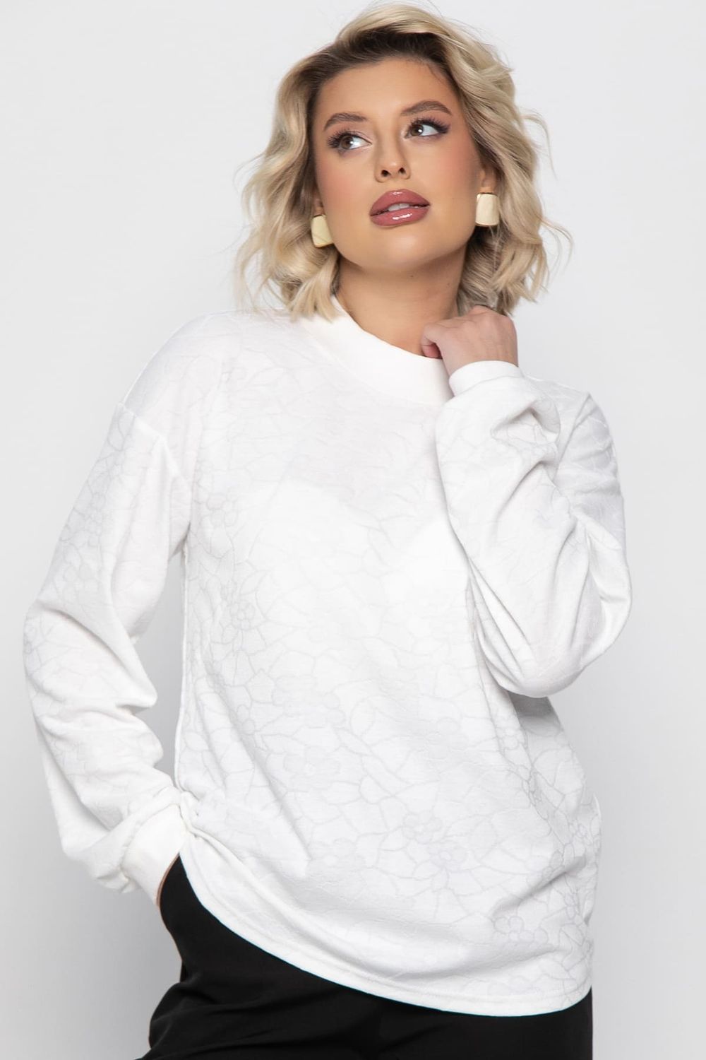 Джемпер Безмятежность (белый) Б14934-3М LT Collection