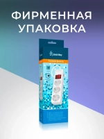 Сетевой фильтр 16А, 3500 Вт, 3 гнезда, без з/ш, с з/к, 1,8 м, белый