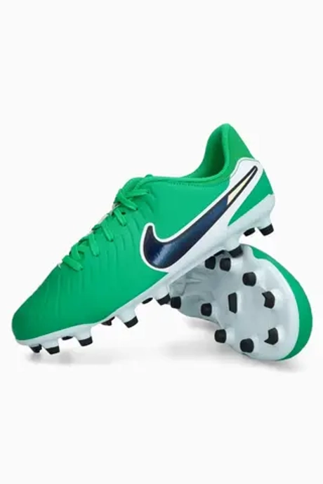 Бутсы Nike Tiempo Legend 10 Academy FG/MG Junior - зеленый