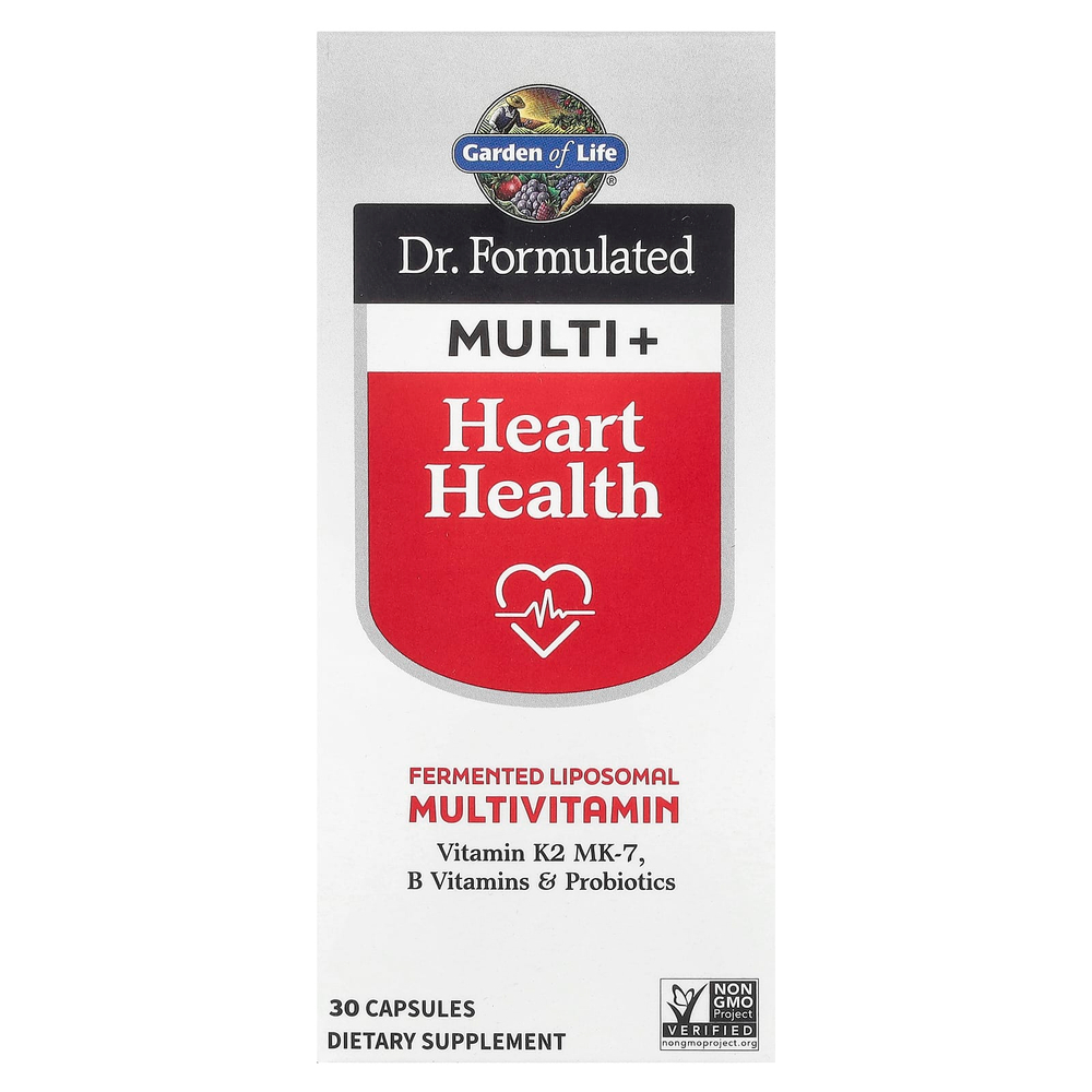 Garden of Life, Тереза Formated Multi +, Heart Health, 30 капсул
