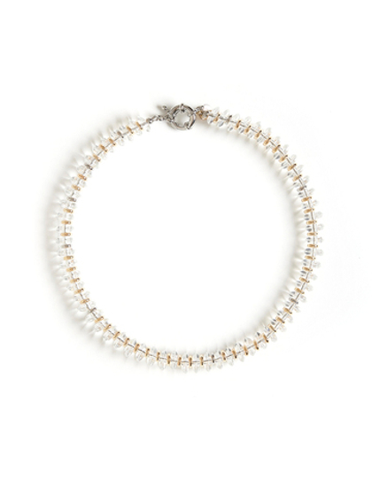 Чокер "Plane" горный хрусталь Multicolor