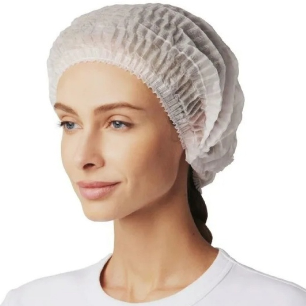 Шапочка "Шарлотта" белая ( 100шт)