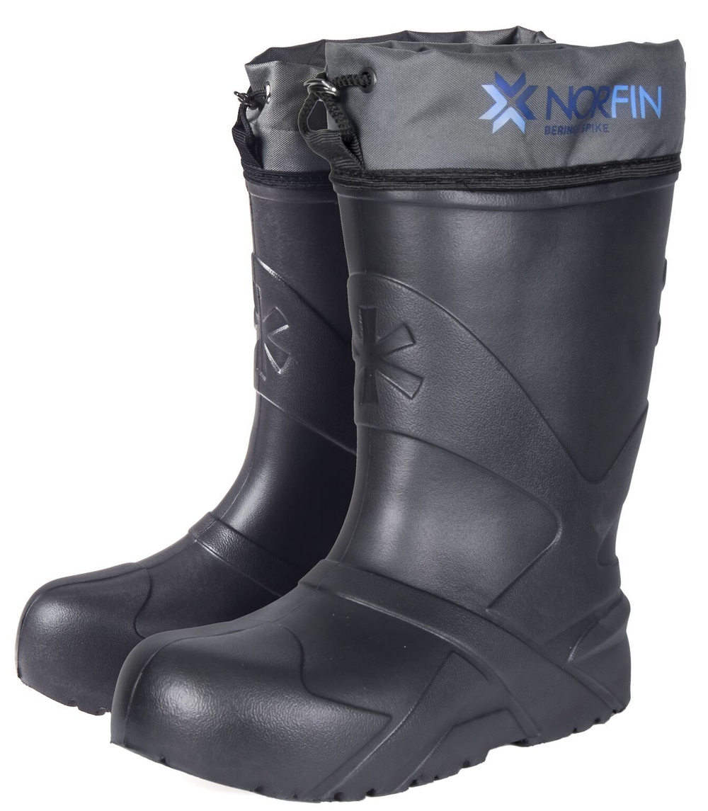 Сапоги зим. Norfin BERINGS SPIKE с манж. и шипами антрац. -45С EVA р.43-44