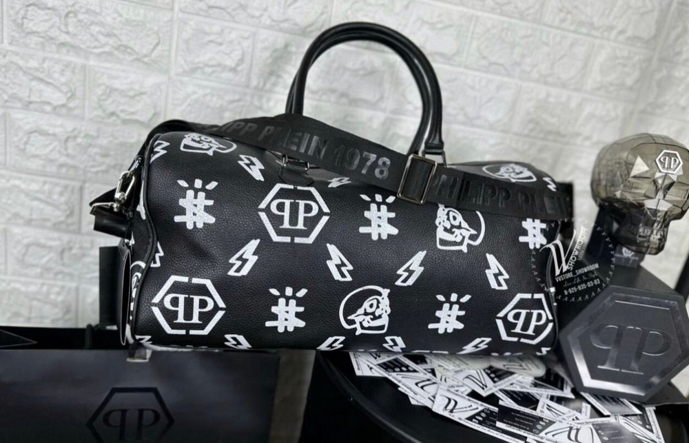 Сумка спортивная Philipp Plein Monogramm премиум
