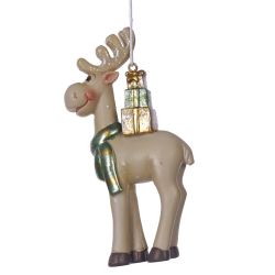 GAEM Фигурка декоративная подвесная "Олень", L5,5 W2,5 H11 см, 2в.