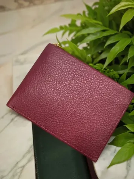 Кожаный кошелек маленький портмоне
