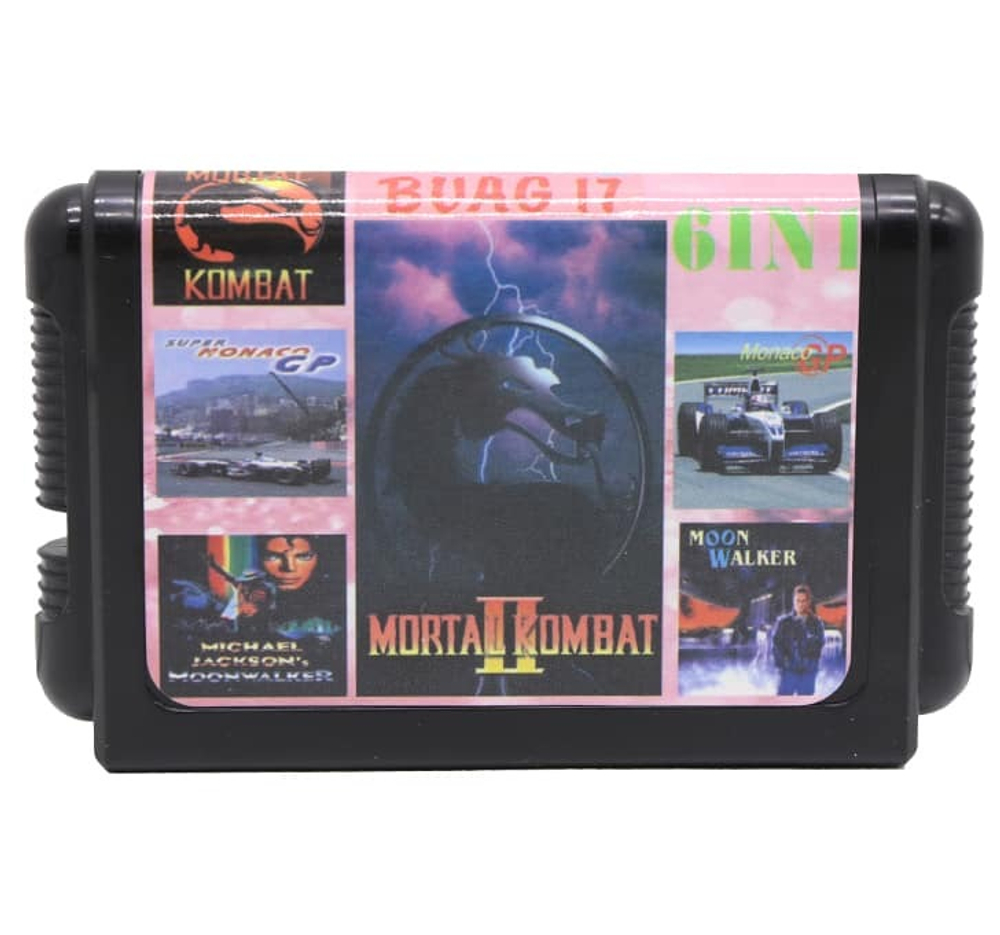 Картридж для SEGA BUAG 6 в 1