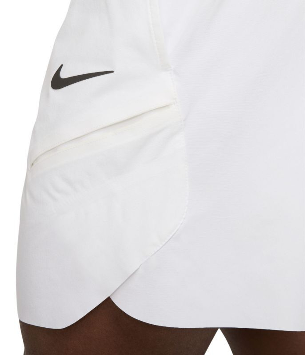 Мужские теннисные шорты Nike Court Slam Dri-Fit Tennis - белый