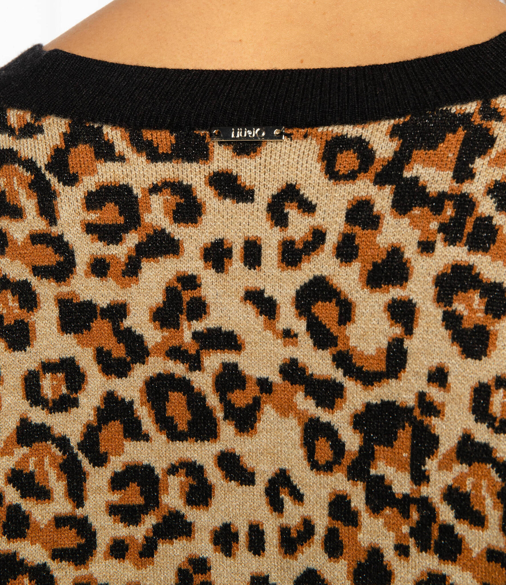 свитер Liu Jo - коричневый(WF1383 MA96J)