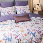 КПБ Сатин Премиум на резинке CPAR007, Евро, 4 наволочки, простынь 160*200*30