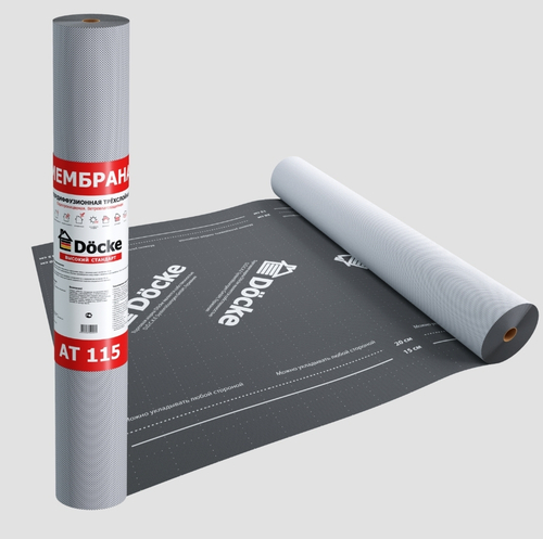 Супер диффузионная мембрана АT 115 трёхслойная, универсальная Döcke (70м2)