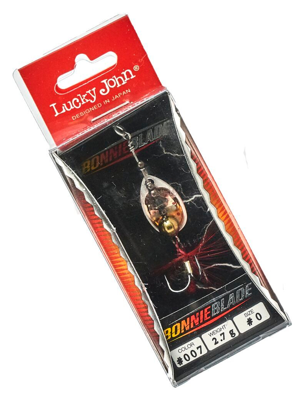 Блесна вращающаяся Lucky John BONNIE BLADE 0 02.7г 007 в блистере