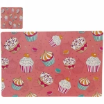 Салфетка на стол 43*28см в наборе 6+6шт «Пирожное»